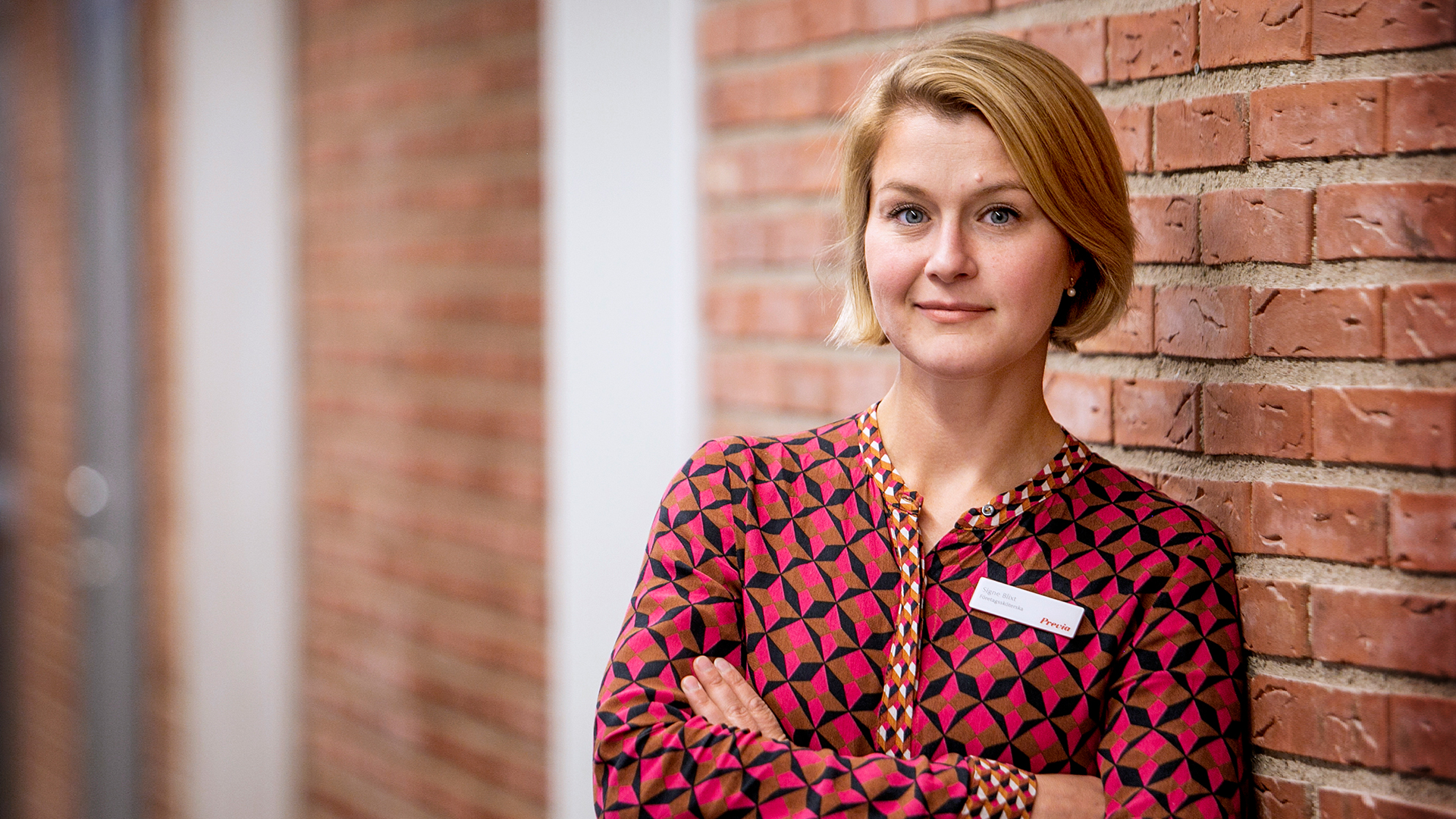 Signe Blixt, företagssköterska på Previa i Södertälje